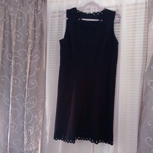 Black Talbots Dress with Cutwork Accents 14